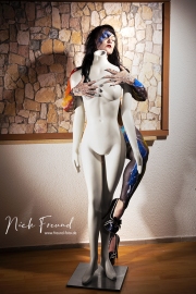 Bodypainting mit Walter Mattischeck und Fotoshooting in Nürnberg