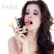 Bunte Makronen Fotoshooting plus Makeup