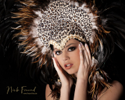 Sexy Federnschmuck Fashion Beauty Fotoshooting in Nürnberg