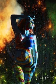 Erotik Bodypainting Fotoshooting in Nürnberg Fürth