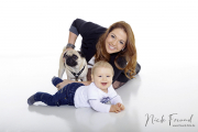 Familien Fotoshooting in Nürnberg Fürth mit Sohn und Hund
