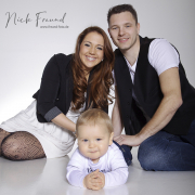 Familien Fotoshooting in Nürnberg Fürth Vach zu dritt