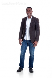 Afroamerikaner beim Fotoshooting in Fürth