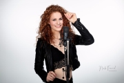 Frau mit Mikrofon beim Fürther Fotografen