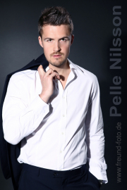 Promi Fotograf in Fürth Bayern mit Fußballstar Pelle Nilsson