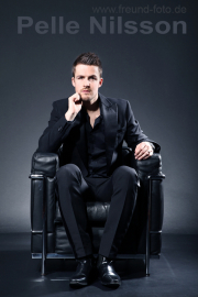 Prominenten VIP Fotograf in Fürth Bayern mit Fußballstar Pelle Nilsson