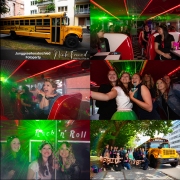 Mädels haben eine Menge Spaß im Partybus bei JGA Feier in Fürth Nürnberg Erlangen