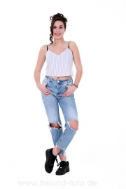 Lässige Pose und schöne Fotos