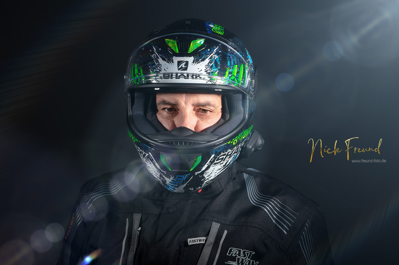 motorrad mann nachher