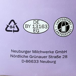 DE BY 13163 Milch von Aldi Süd in Stein bei Nürnberg